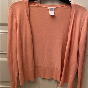 Peach cardigan